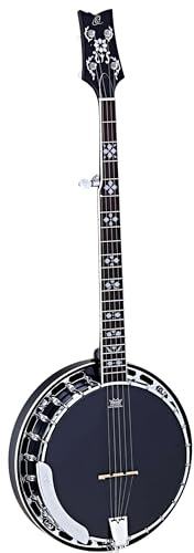 ORTEGA Banjo Raven Series 5-String Incluye funda BK Negro OBJ450-SBK