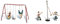Playground Fun (Swing Set, Tetherball & 5 Figures) by Woodland Scenics