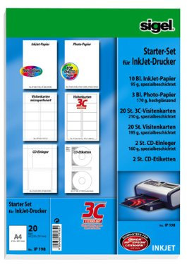 Ink-Jet Starterset Ip198 Sigel Liefermenge = 1
