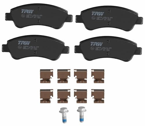 TRW GDB1677 Pastiglie Freno Set di 4 para Peugeot 208 I (CA_, CC_) 2012-2021 Assale anteriore e Altri Veicoli