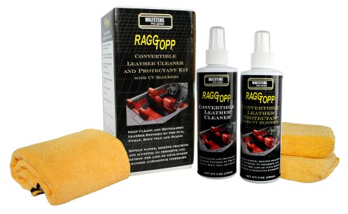 Raggtopp Convertible Leather Cleaner and Protectant Kit with UV Blockers
