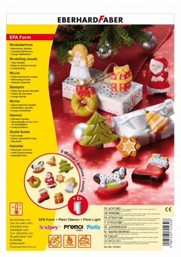 EBERHARD FABER Motiv-Form EFA Form Weihnachten, 9 Motive