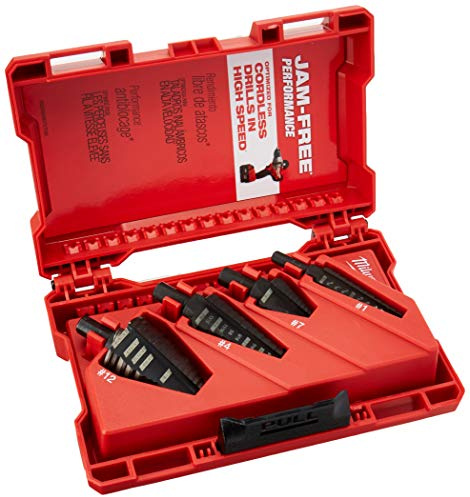 Milwaukee (MLW48899223) 4-Piece Step Drill Bit Set