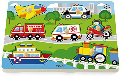 Viga 51274 - Soundpuzzle, Fahrzeuge