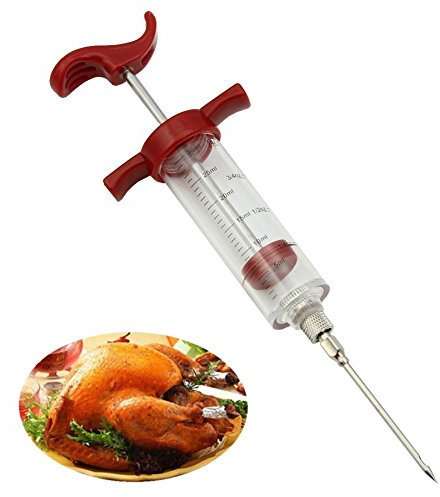 HeroNeo Marinadespritze, Küchen-Spritze zum Kochen, für Fleisch, Geflügel, Truthahn, Huhn, BBQ-Werkzeug