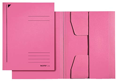 Esselte Leitz Tre-flik mapp A4 premium kort rosa