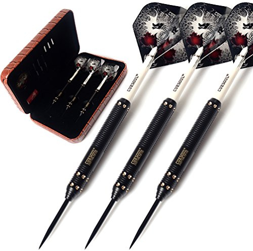 CUESOUL Dragon Deluxe Brass Dardos de Acero Pack,21 Gramos F2304-L