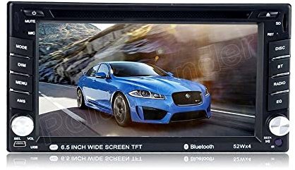 BOOMBOOST 6.5'' Touch Screen Bluetooth 2 DIN Car FM/AM Radio SD/USB/EQ/TV/AV IN DVD player