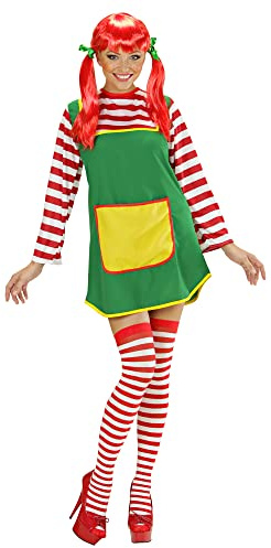 W WIDMANN MILANO Party Fashion - Disfraz de chica traviesa para mujer | Con vestido, look atrevido de colegiala, disfraz para Carnaval y fiestas temáticas