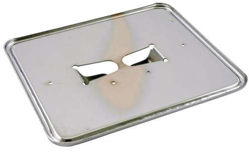 Kennzeichenhalter Platte in Chrom 145x125 mm, Kennzeichenhalter-Platte | Kennzeichenhalter Platte in Chrom, Maße 145x125 mm; zur klaren Produkterkennung, ohne angegebene direkte Fahrzeugzuordnung.