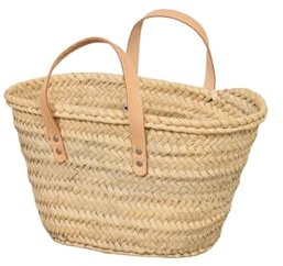Capazo de Palma - Asas Cortas Beige - XS N5 - Ref. 5010-5
