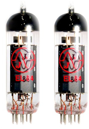 JJ EL84 par válvulas para guitarra o amplificador HiFi (2 Válvulas)