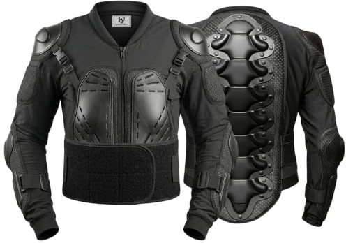 German Wear Motorrad Protektorenjacke protektoren Safety jacke Body Armour/Armor, Größe:XL