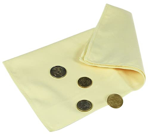 SAFE 1878 Münzen Poliertuch Weiches, flauschiges Poliertuch für Münzen und andere Edelmetalle, 30 x 30 cm