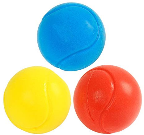 HTI Fun Sport Small Soft 70mm Tennis Balls | Perfect Foam Sponge Ball For Kids' Games