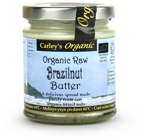 CARLEY'S Organic Raw Brazilnut Butter - Vegan 170g (PACK OF 1)