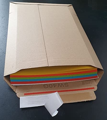 25 St Suprawell SW40 Großbrief Format Versandtaschen 250x353 mm bis 25 mm Füllhöhe aus feiner Wellpappe