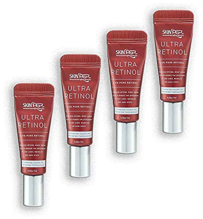 SkinPep siero ultra Retinol 0,5% - 30ml aiuta a ridurre la comparsa di rughe, linee sottili, macchie. Con 0,5% di Retinolo puro.