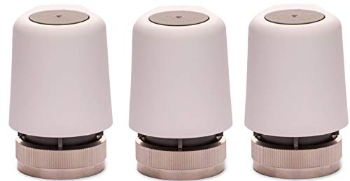 EAZY Systems | Stellantrieb 230V AC | für Fußbodenheizung | M30x1,5 | (NC) stromlos geschlossen | passend für nahezu jeden Heizkreisverteiler Homeatic IP, Heimeier, u.v.m.| 3 Stück im Sparpack