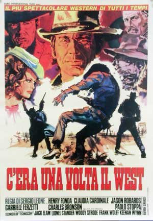 Laminated Posters Sergio Leone Once Upon A Time In The West Gunfight Spaghetti Western Huge Vintage PAPER Movie Poster Measures 40 x 27 Inches (100 x 70 cm) approx