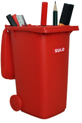 Mini-Müllbehälter 240l - große Ausführung rot