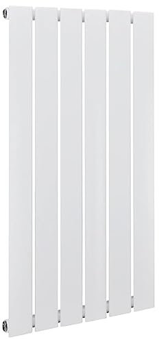 vidaXL Termosifone Radiatore Bianco a Infrarossi Acciaio Pannello Riscaldante