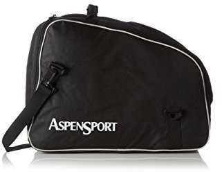 AspenSport Skischuhe und Helmtasche Rucksack, schwarz, 53 x 26 x 39 cm, 53 Liter