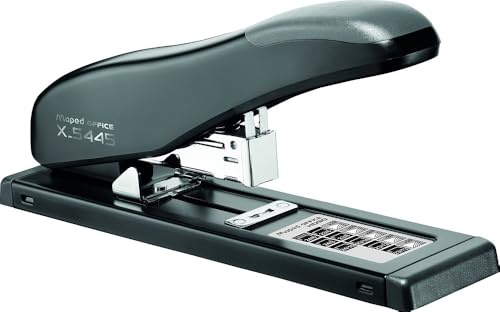 Maped M544500 - Hefter Blockhefter HD90, Ganzmetall-Hefter, Anti-Blockiersystem