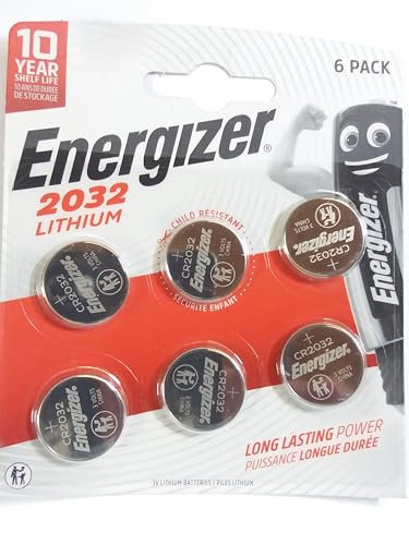 Energizer Lithium Batteries 2032 - 6 pack