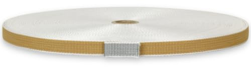 Corderie Italiane 002035398 Cintino Polipropilene 22 mm, 50 mt, beige/grigio
