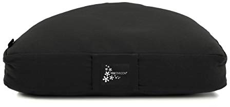 Yogistar Meditationskissen - Halbmond 41 x 22 x 12 cm, schwarz