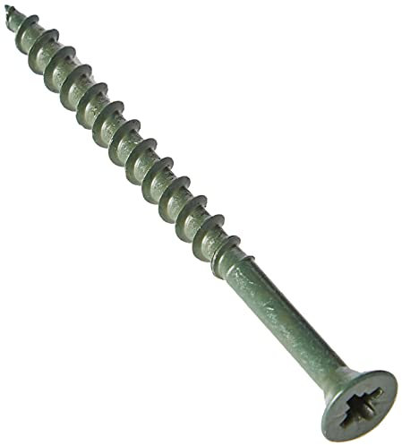 ForgeFix Countersunk Decking Screws | 4.5 x 60mm | Green | Box 200