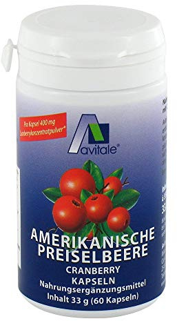 PREISELBEERE amerikanisch 400 mg Kapseln 60 St