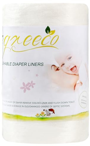 Wegreeco Flushable blöjor i bambu – engångsduk blöjor för baby