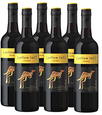 Yellow Tail Shiraz – Halbtrockener, aromatischer Rotwein aus Australien (6 x 0.75l)