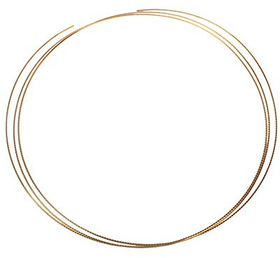 BQLZR 8ft Golden Brass Fretwire for Mandolin Banjo Box Guitar 1.5mm