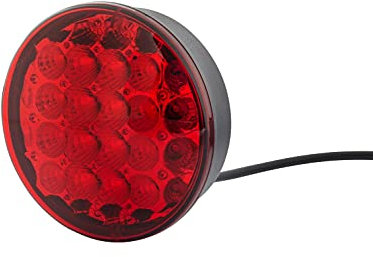 HELLA Rückleuchte - LED - 12V - Einbau/geschraubt - ECE/ADR/GGVS - Lichtscheibenfarbe: rot - Kabel: 500mm - Stecker: offene Kabelenden - rechts/links - Menge: 1 - 2SB 344 200-231