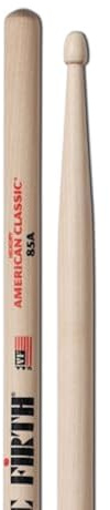 VIC FIRTH 85A Drum-Stick 5A American Classic-Serie, Hickory,Wood-Tip