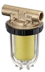 Oventrop Einstrang-Heizölfilter Oilpur E ohne Absperrventil, Edelstahl 100-150 my