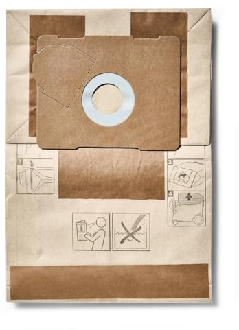 Festool Filtersack FIS-CT 17/5 – Staubbeutel für CT 17 | Original-Filtersack, doppelwandig, 5 Stück im Paket – passend für den Festool CT 17 Sauger