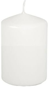 Papstar 8 x Bougie cylindrique Ø 69 mm · 100 mm Blanc