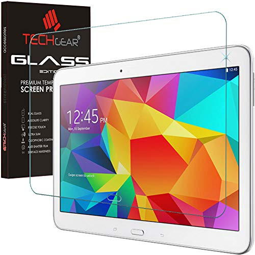 TECHGEAR Schutzfolie kompatibel mit Galaxy Tab 4 10,1 Zoll (SM-T530 Series) - Schutzfolie Anti-Kratzer Schutzabdeckung kompatibel mit Samsung Galaxy Tab 4 10,1 Zoll