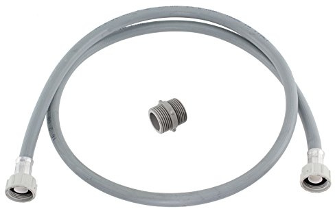 SPARES2GO Straight End Cold Water Fill Inlet Hose Extension for Bosch Washing Machine (1.5M)