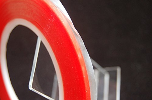 3mm x 33 Meter Ultra Strong Double Sided Transparent Red Adhesive Tape for Mobile Phone LCD Glass