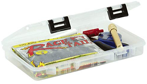 PLANO Boîte de rangement en plastique avec compartiments ouverts 3700 rangements pour appâts, appâts souples et hameçons, matériel de pêche