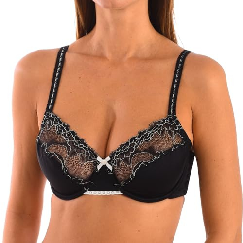 Selene - Sujetador Lucia Con Aros, color negro, talla 95C