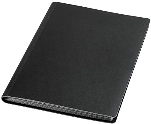 PRAT Pampa - Präsentationsalbum A3 - 30x42cm - mit 20 fest fixierten Crystal Laser Hüllen - Schwarz