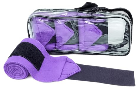Bandagen Mini Shetty Minishetty Fleece 1 Meter Rosa Hellblau Schwarz Weiss Tysons Minipony Line (Lila)