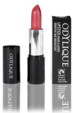 Odylique - Organic Lipstick Pink (Rose Parfait) - 100% Natural Ingredients - With Organic Plant Oils – Lipstick For Sensitive Lips