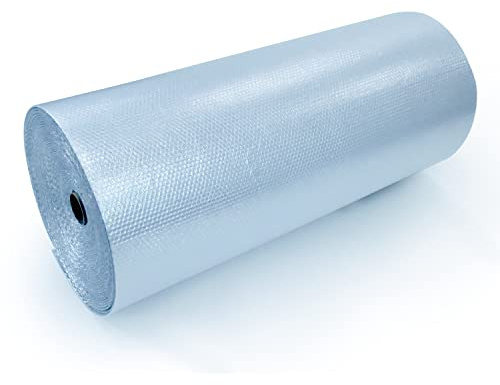 EcoFoil rFoil Heated Floor Insulation 48 x 75’ (300 sq ft), Under Concrete Slab Insulation for Radiant Floors, Garages, Basements, and Driveways - Blocks 57% Radiant Heat